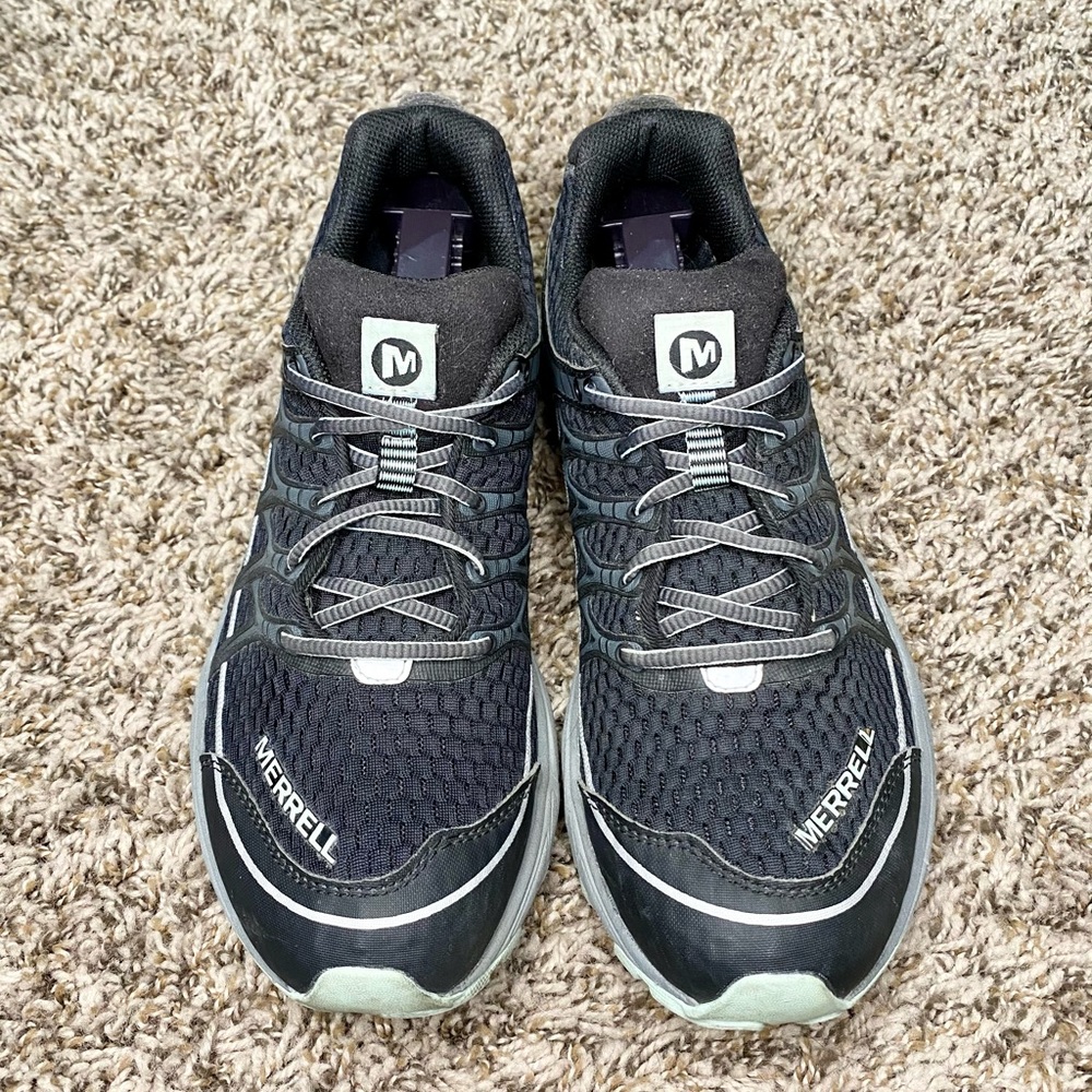 Merrell Black/Grey/Subtle Green Sneakers - Picture 3 of 8